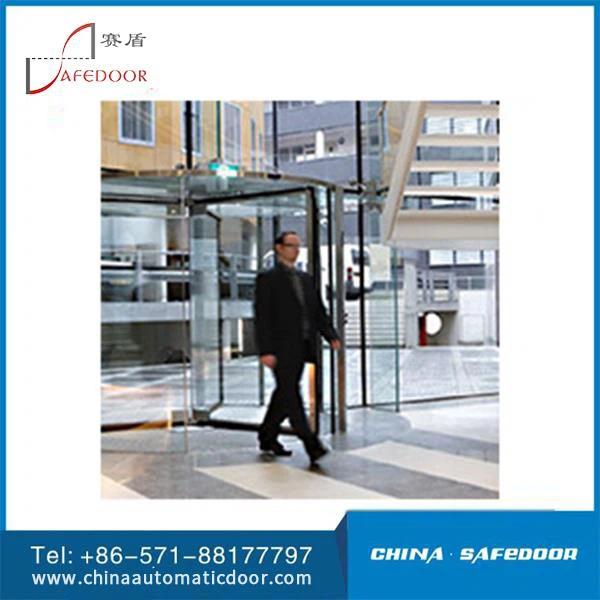 Porta con sensore girevole in cristallo automatico